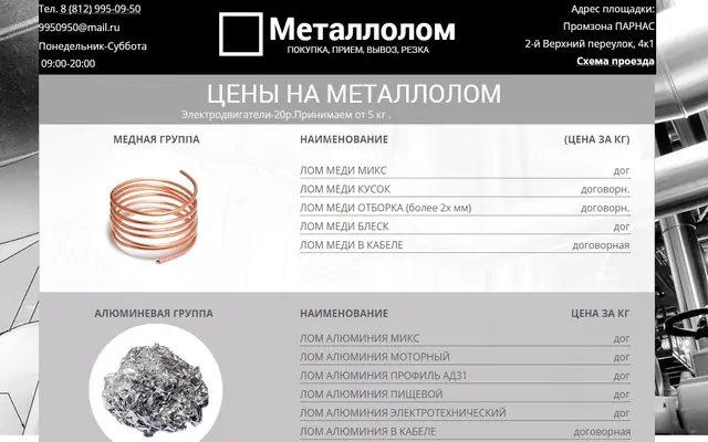 Сайт «Металлолом»